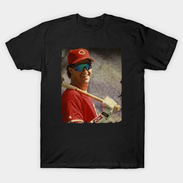 Paul O'Neill in Cincinnati Reds T-Shirt by anjaytenan